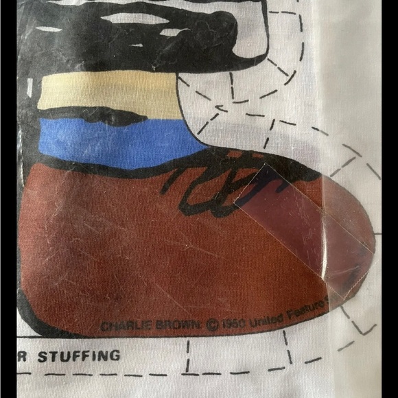 Charlie Brown 1950 Cut Out Pattern For Stuffed Doll Make Your Own Plush - Picture 3 of 3